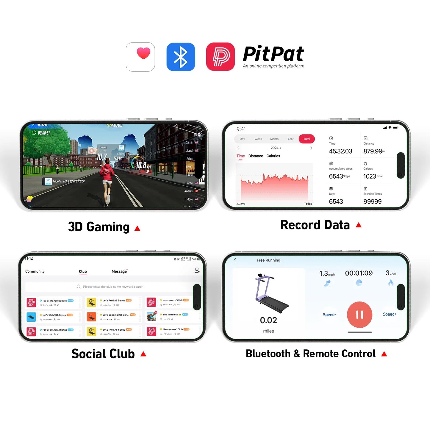 WalkSlim Foldable Walking Treadmill